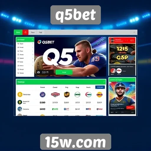 Acessibilidade e interface do site q5bet