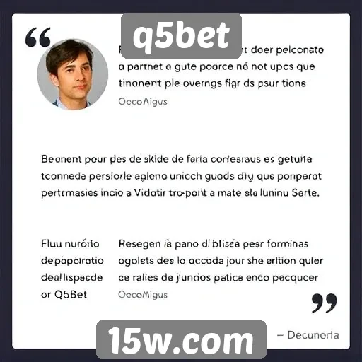 Depoimentos de usuários sobre a experiência no q5bet