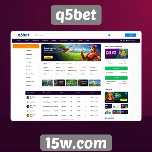 Análise da interface do usuário do site q5bet